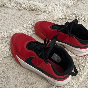 Red Nike Size 6.5 boys